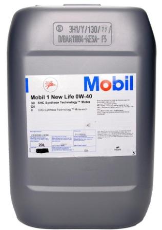 ULEI MOBIL 1 NEW LIFE 0W-40 BIDON 20L title=