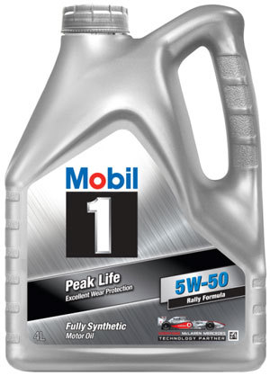 ULEI MOBIL 1 PEAK LIFE 5W-50 BIDON 4L title=