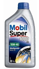 ULEI MOBIL SUPER 1000 X1 15W-40 BIDON 1L  title=