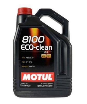 ULEI MOTUL 8100 ECO-CLEAN C2 5W-30 BIDON 5L title=