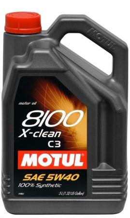 ULEI MOTUL 8100 X-CLEAN C3 5W-40 BIDON 5L title=