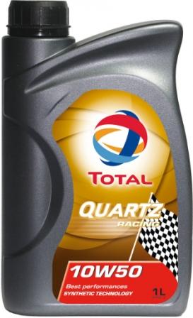 ULEI TOTAL QUARTZ RACING 10W-50 BIDON 1L title=