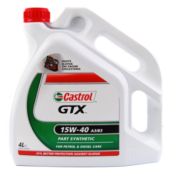 ULEI CASTROL GTX 15W-40 A3/B3 BIDON 5L title=