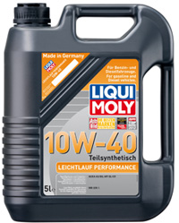 ULEI LIQUI MOLY LEICHTLAUF PERFORMANCE 10W-40 BIDON 5L title=