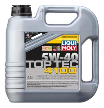 ULEI LIQUI MOLY TOP TEC 4100 5W-40 BIDON 4L title=