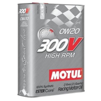 ULEI MOTUL 300V HIGH RPM 0W-20 BIDON  2L  title=