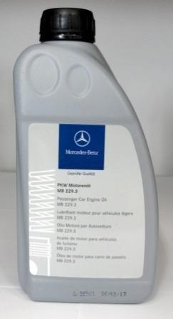 ULEI MERCEDES ORIGINAL 5W40 MB 229.3 BIDON 1L title=